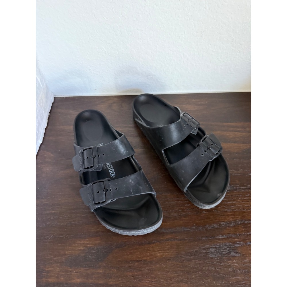 Birkenstock Arizona EVA Black Sandals Mens 5 Womens 7 Euro 38 Slides